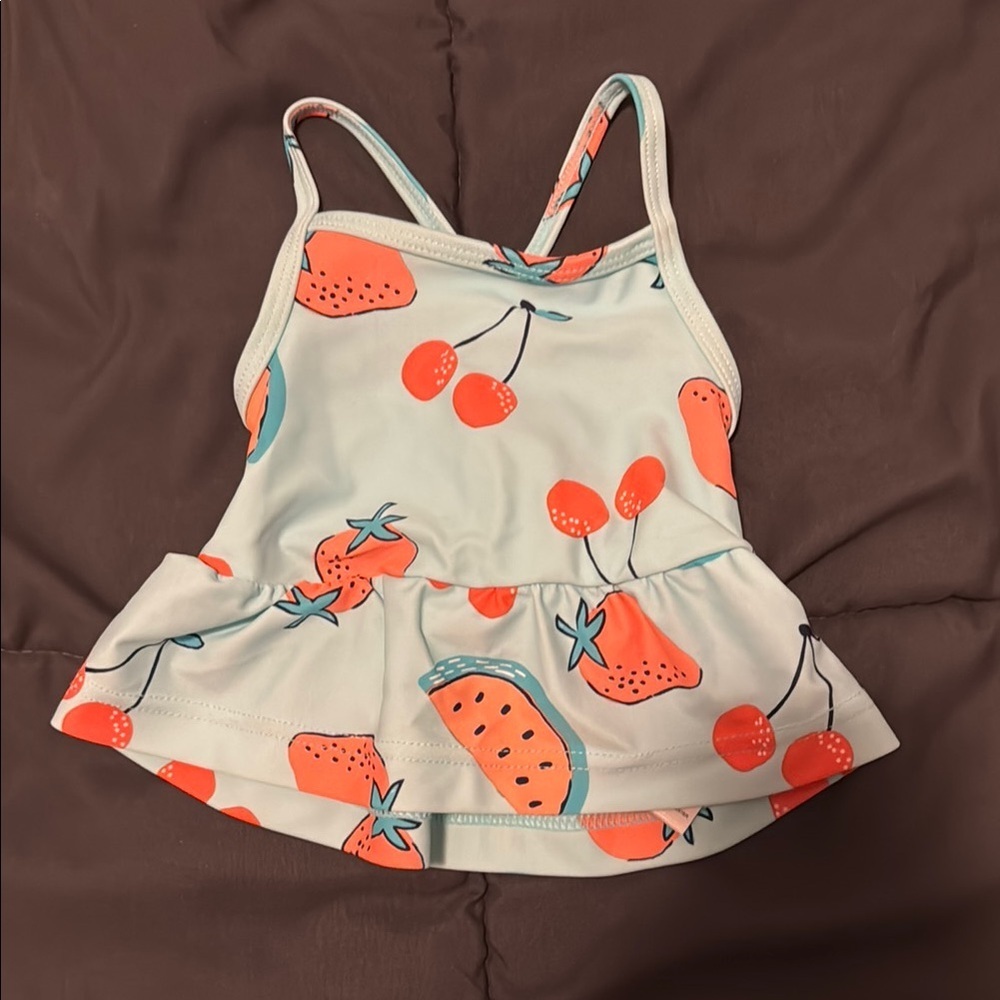 Simple Joys by Carter's Fruit Print Swim Tank Top 6-9 months